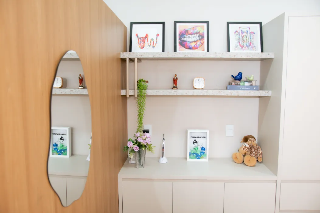 Detalhes de decoração da Odontoclin