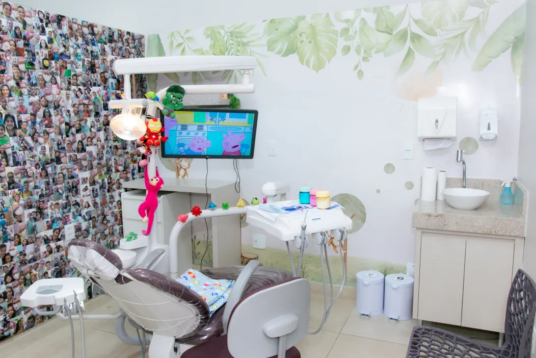 Consultório infantil temático da Odontoclin